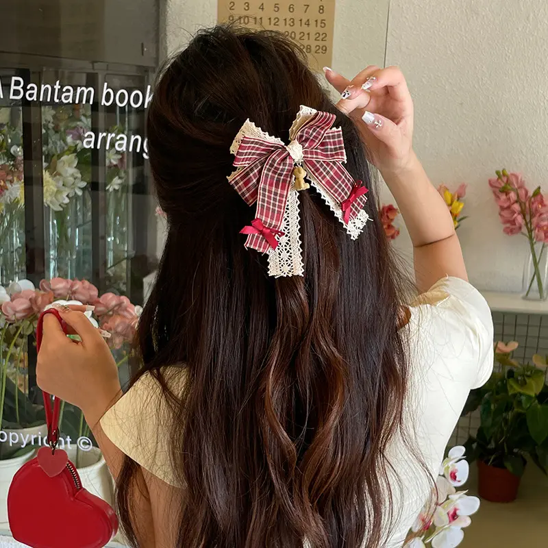 Jepit Rambit Model Pita | Ribbon Hair Clip | Jepit rambut Otomatis Gaya Korea