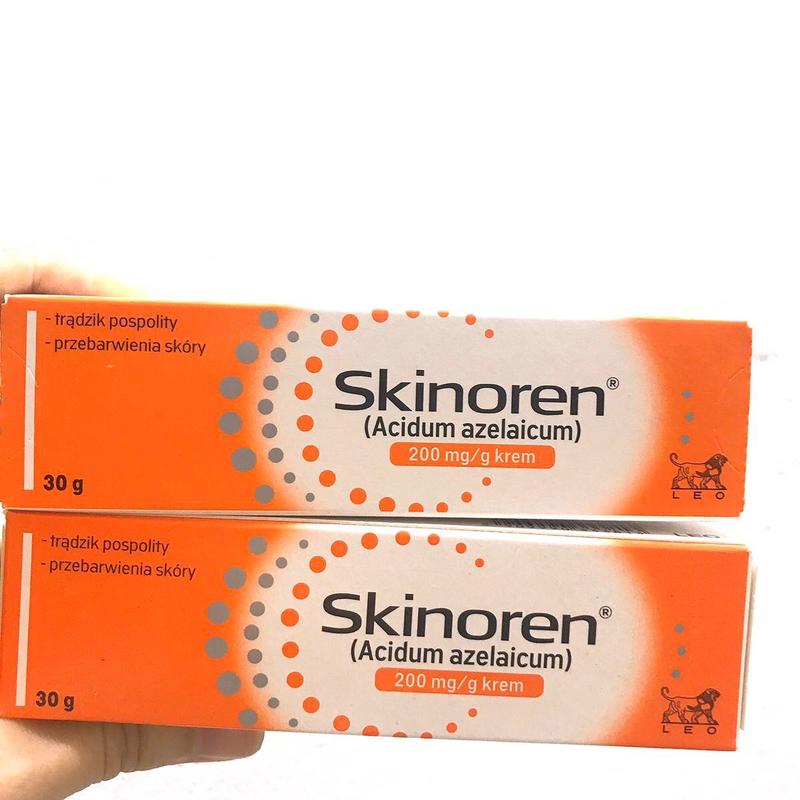 Kem ngừa mụn mờ thâm nám trắng da skinoren 20% Azelaic Acid 30g