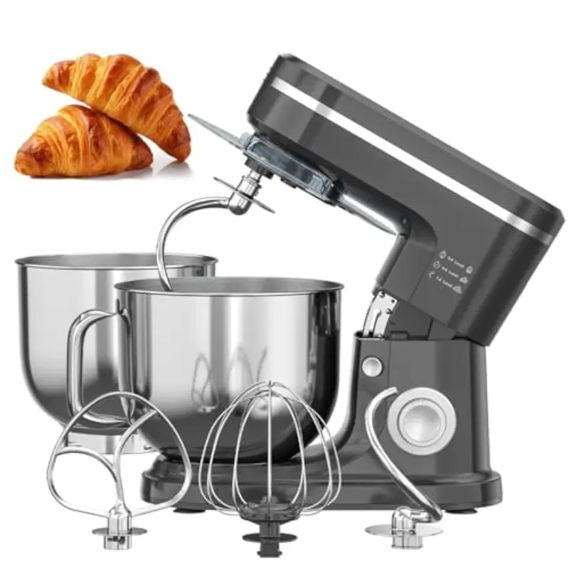 sinkoumio様 オーダー専用ページ♪ スタンドミキサー 4L+5L ダブルステンレスボウル 500W純銅モーター 6