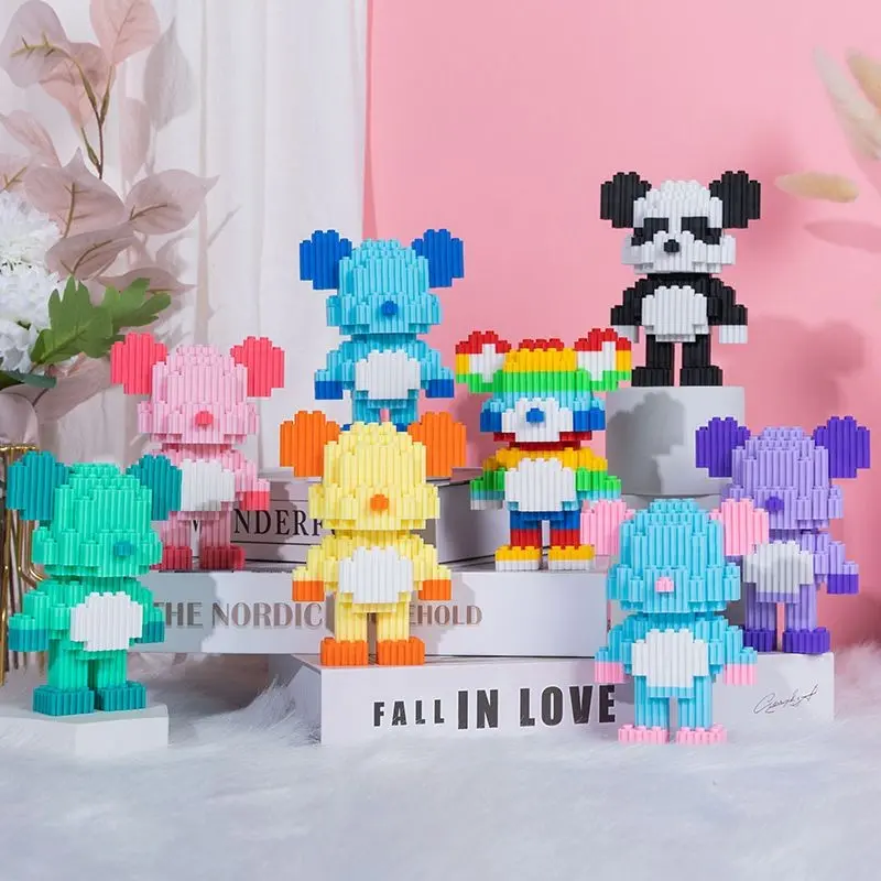 （COD）Brick blok bangunan hadiah Hari Valentine, hadiah ulang tahun, mainan anak-anak Toys