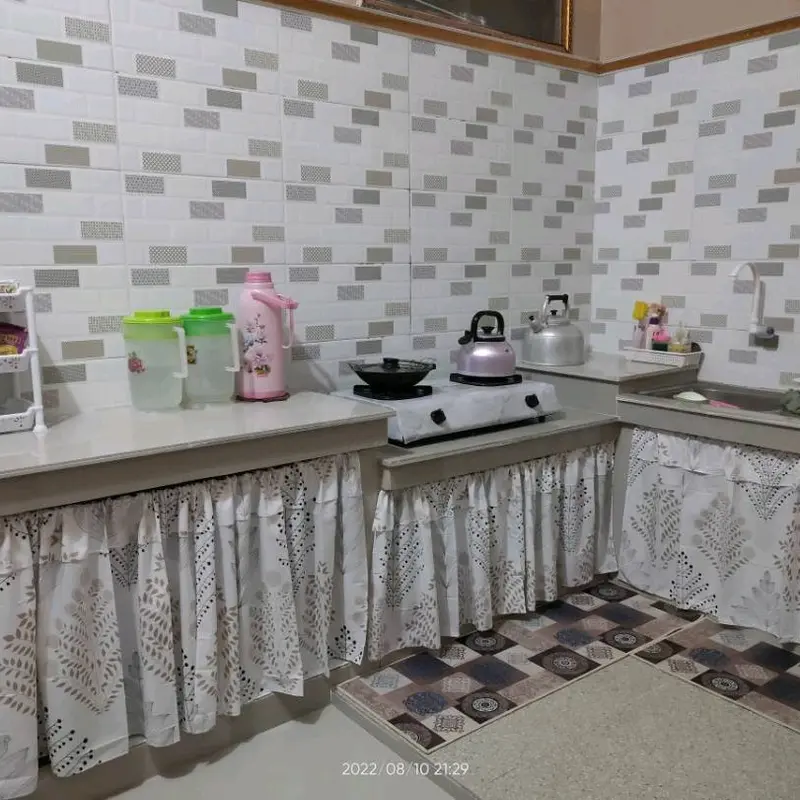 Gorden Kolong Dapur Motif Maharani Kain Bahan Katun Cvc 2
