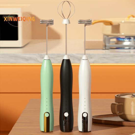 Household Electric Milk Frother, Coffee Frother, Handheld Egg Beater, Wireless Milk Frother 4
