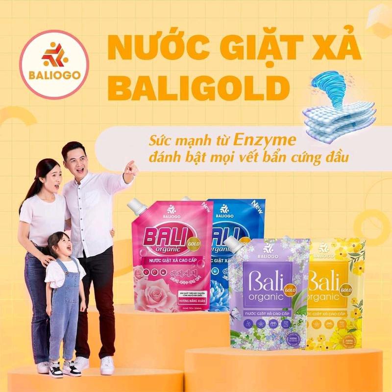 Thùng 4 Túi nước giặt Bali GOLD 12 kg