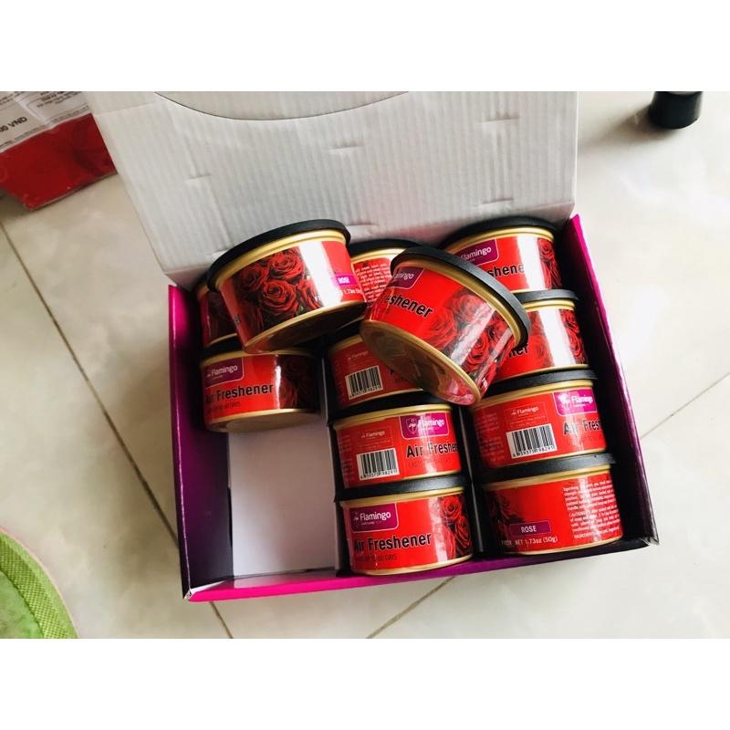 Sáp thơm ô tô, phòng khách, phòng ngủ, nhà tăm đa năng Flamingo F102 30g 6