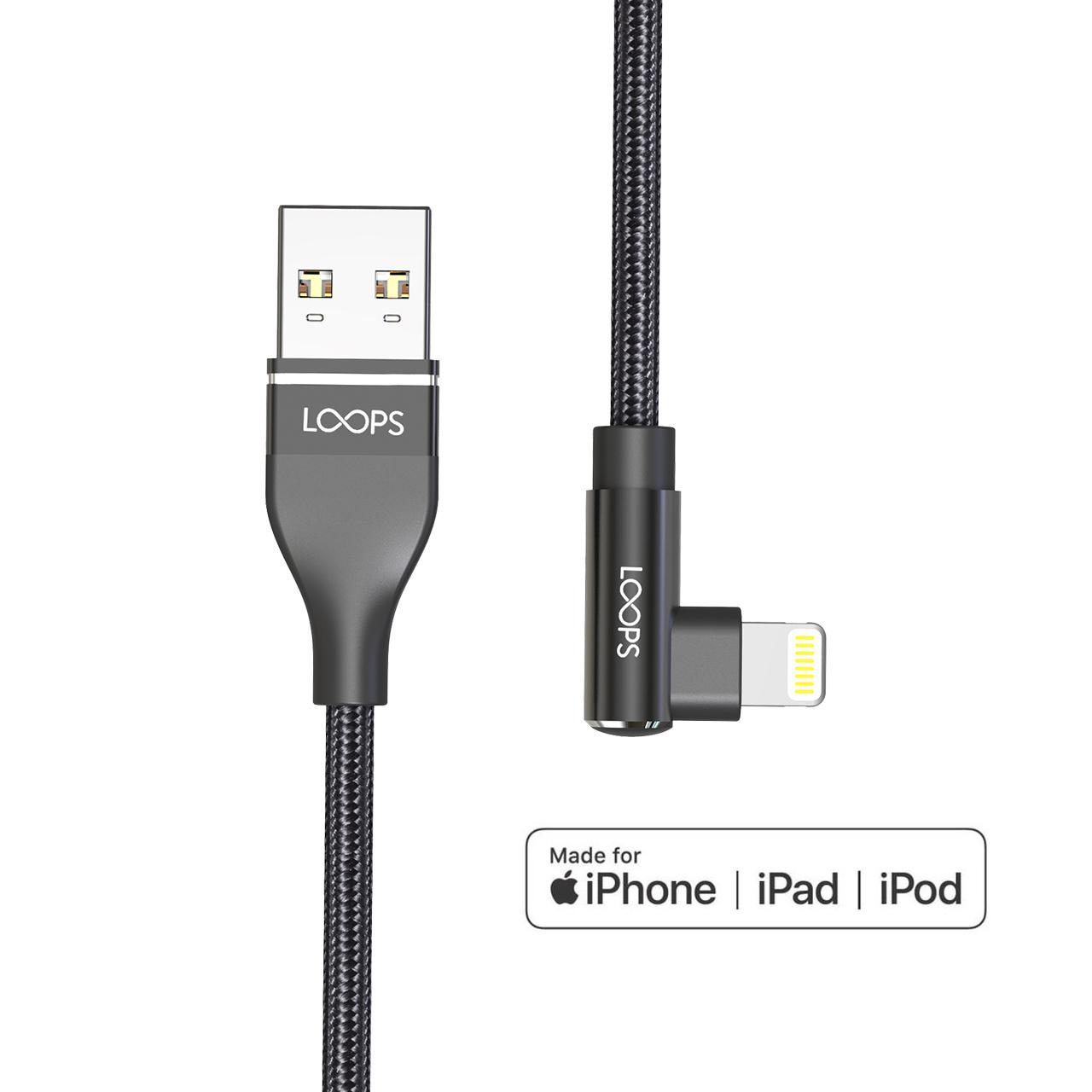 Cable Data USB to C/Lightning Loops MFI Braided Gaming Kabel Charging
