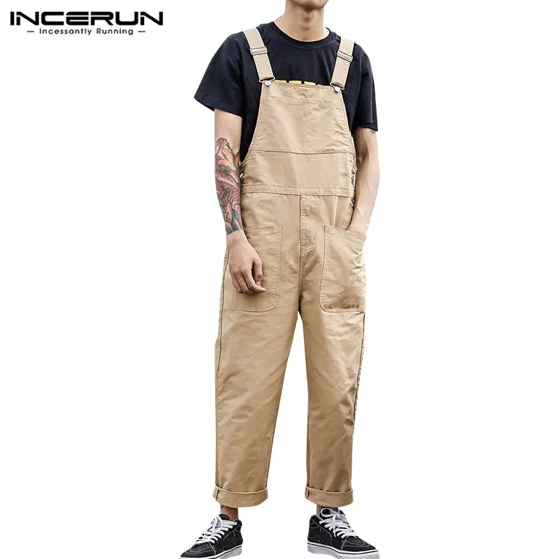 Incerun - jumpsuits lelaki, vintaj