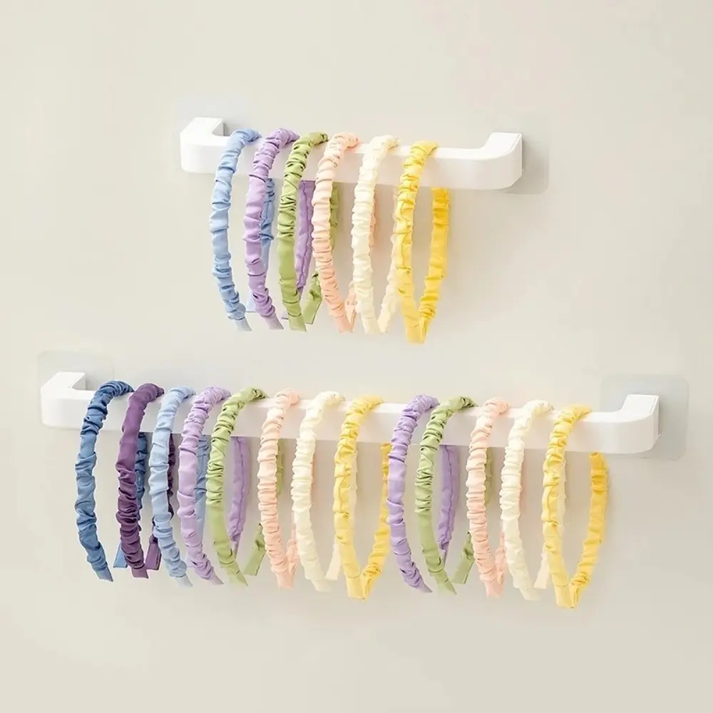 Hair Accessory Non Punching Hair Loop Storage Rack Wall Mounted Hair ...