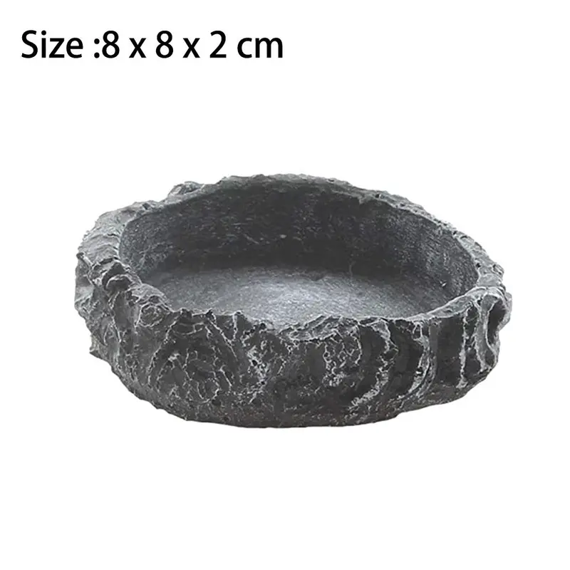 Bát Đĩa Nước Bò Sát Bát Đựng Thức Ăn, Cho Rệp Cắn, Thằn Lằn, Bọ Cạp, Nhện, Rắn Và Rồng, Thích Hợp Cho Bò Sát 6