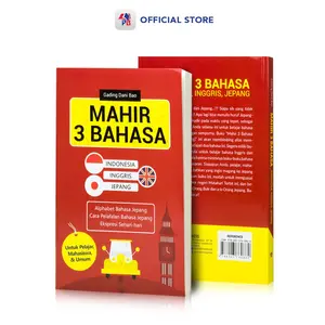 Buku Bahasa Inggris Indonesia Jepang : Mahir 3 Bahasa untuk Pelajar, Mahasiswa & Umum PB Press / Pustaka Baru Press - PB