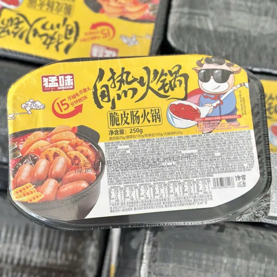 Lẩu tự sôi - vị xúc xích - ngon và tiện
