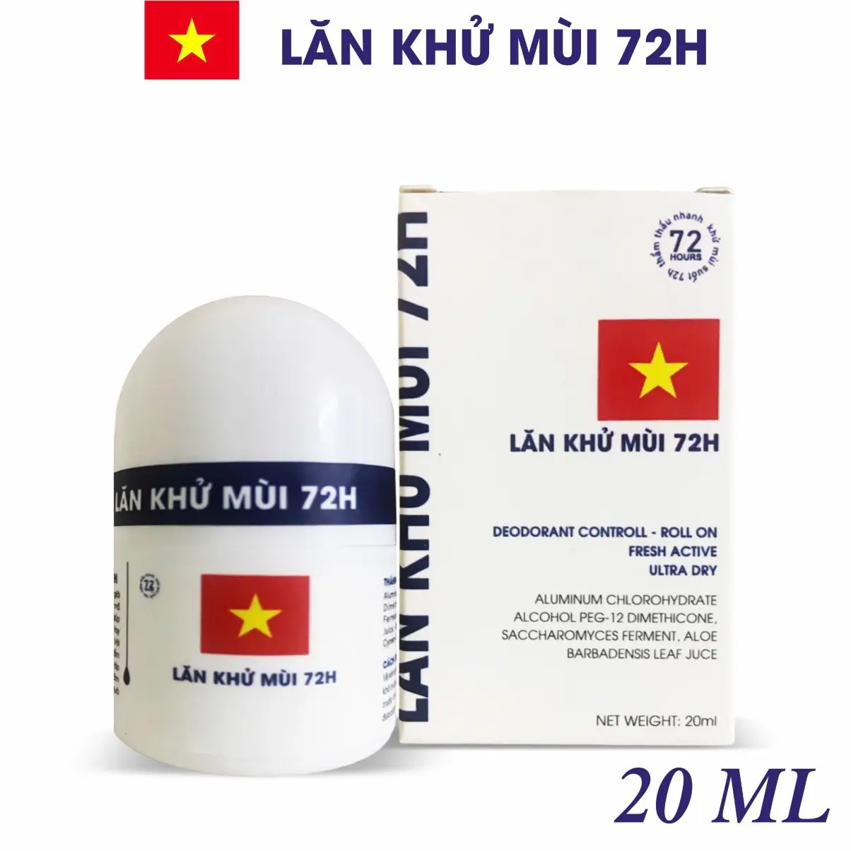 Lăn khử mùi không mùi 72h - sản phẩm chính hãng