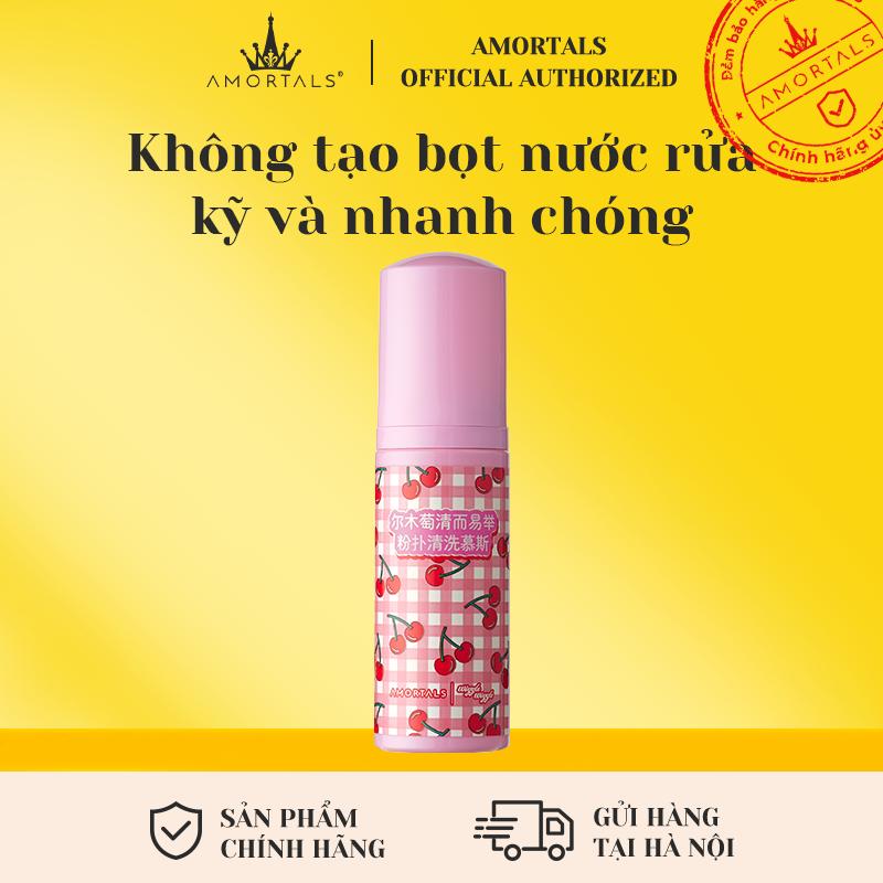 Nước rửa mút trang điểm Amortals wiggle kết hợp mousse bọt chuyên dụng cho bông trang điểm và cọ trang điểm, giao hàng nhanh tại địa phương Cosmetic Mascara Nữ