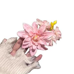 Klip Rambut, Asli, Klip Kuku, untuk Kanak-kanak Perempuan, Rekaan Pic Musim Bunga, Warna Kabus Merah Jambu, Klip Rambut Bunga Merah Jambu Lembut, Gaya Cina Baru, Jepit Rambut Sanggul, Klip Bunga, Aksesori Rambut Suasana Clips Pins jepit  rambut  bu  putri