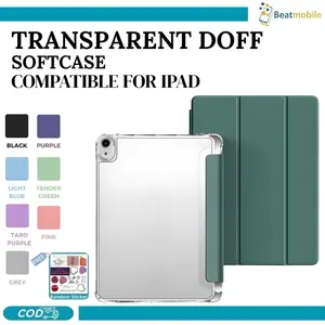 Case Compatible for iPad Air 6/Air7 11'' Mini 4 Mini 5 7.9" Gen 5/6 Air 1/2 Gen 11 air 4/5 Pro 11 Transparant Doff TPU Auto Sleep And Wake Smart Case