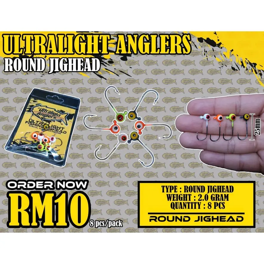 Round jighead by Ultralight Anglers