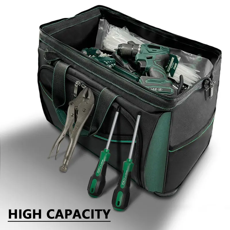 【new type】 Toolbag 16-20 inch Kain Oxford Tebal Tas Alat Perkakas Kuat Tas Perkakas Toolkit Toolbox 16 Inch 4