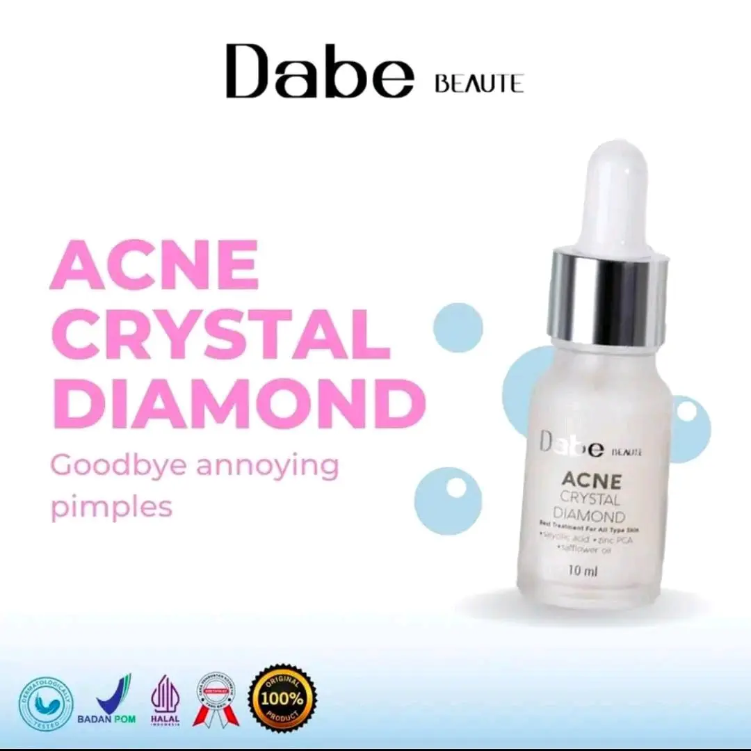 Acne Crystal Diamond Serum Acid Berjerawat