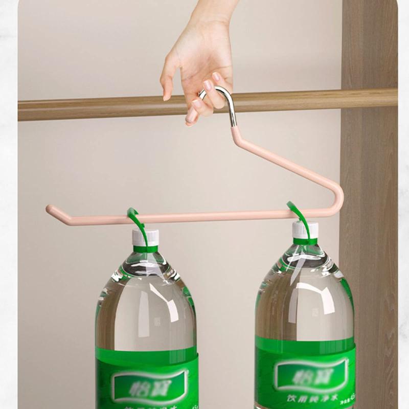 Product Introduction of Non-slip Clothes Hanger, 10pcs Portable Hanger Organizer Rack for Closet Laundry Dry Cleaning Room, Pants, Skirts, Shorts, Towels 4