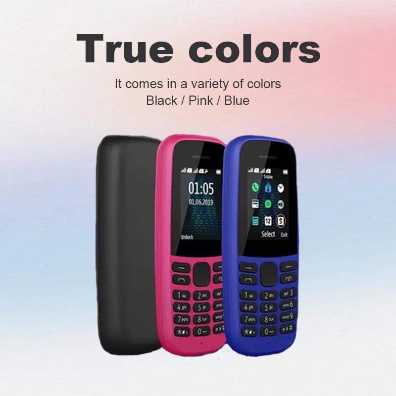 Product Introduction of 2G Mobile Phone 105 Classic Model, Multilingual Support, Loud Volume, Ultra-Long Standby, Flashlight and Radio Functions, Suitable for Adults / Students, Elderly / Outdoor Activities 5