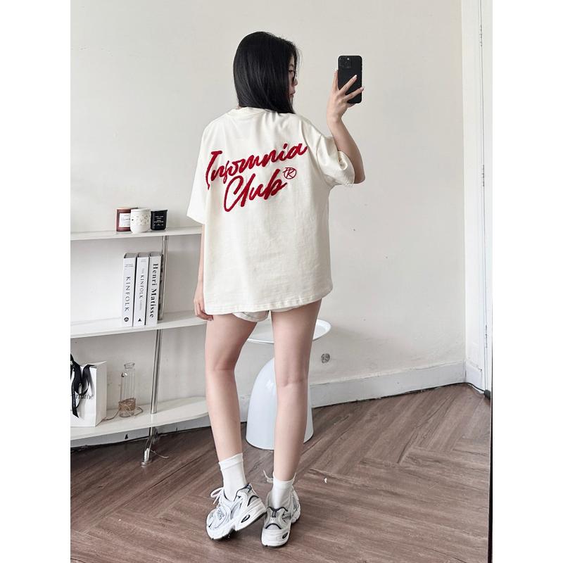Product Introduction of Áo Thun Boxy 250GSM Thêu Xù Ver 2 INSOMNIA Unisex Local Brand HA.BO 37