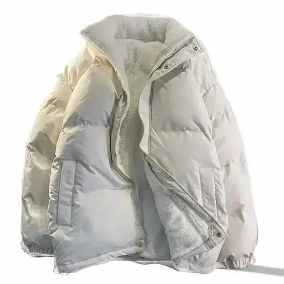 jaket wanita musim dingin tebal dan hangat/jaket Gelembung Casual winter bulu halus terbaru Blazer Casual Outer Atasan Musim dingin Panjang Cewek Baju Kerja Parka Dewasa Katun Formal Formal 3