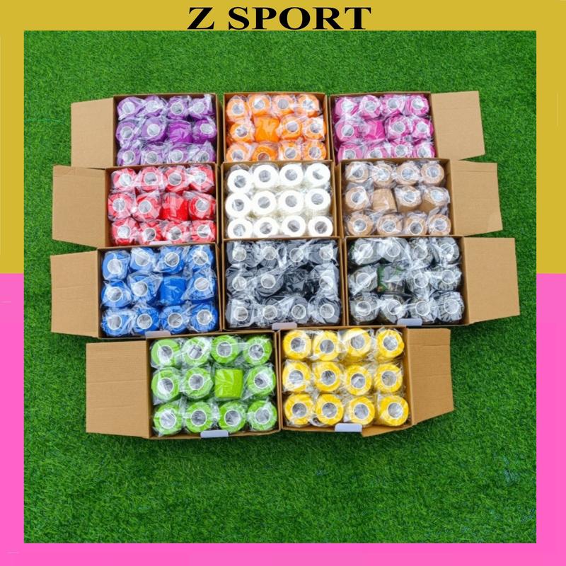 Hộp 24 cuộn băng quấn cổ chân băng keo thể thao,băng keo quấn chân cao su non bảo vệ chân khi chơi thể thao