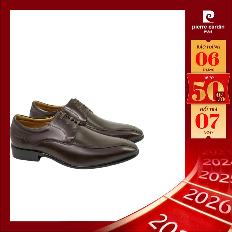  Giày tây nam  cao cấp Pierre Cardin đế giày làm từ cao su đúc nguyên khối - PCMFWLG 755 