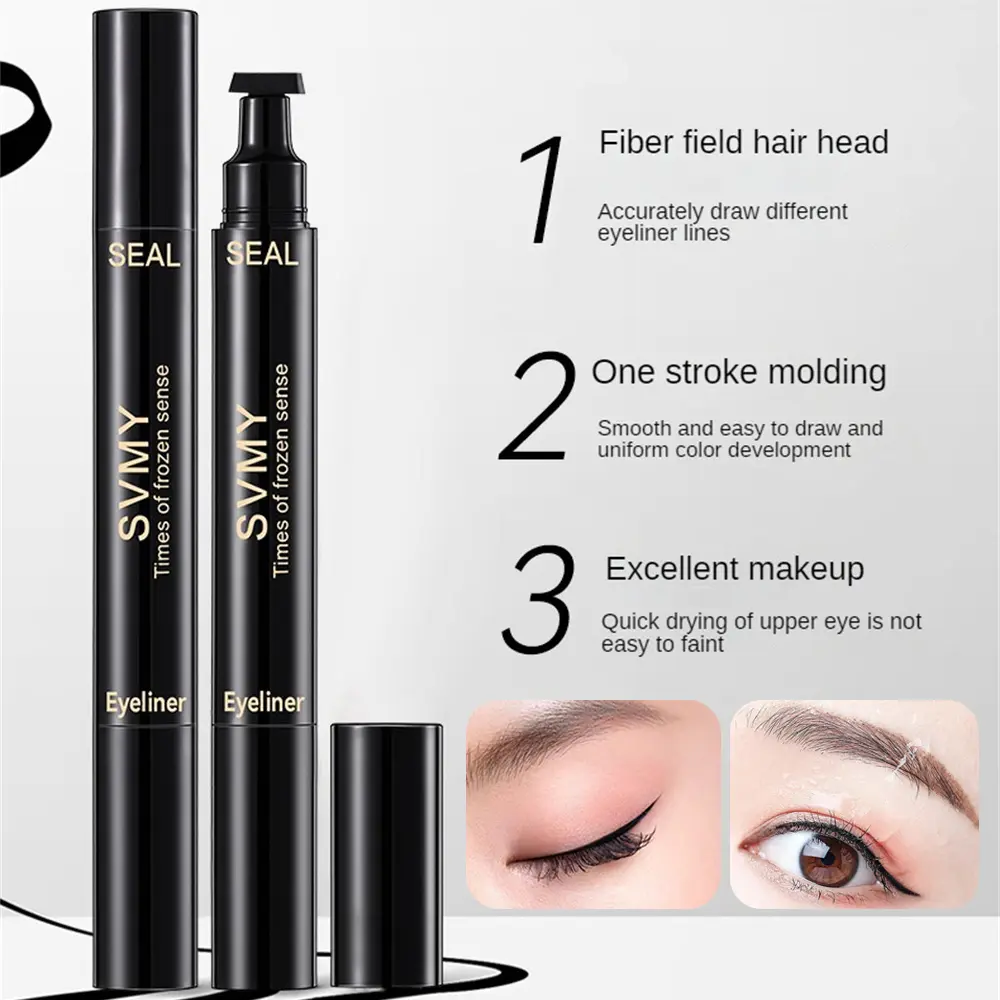 SVMY Novice Natural Waterproof Eyeliner Pen With Quick-drying Formula and Sweat-proof Design Eye Makeup Tool