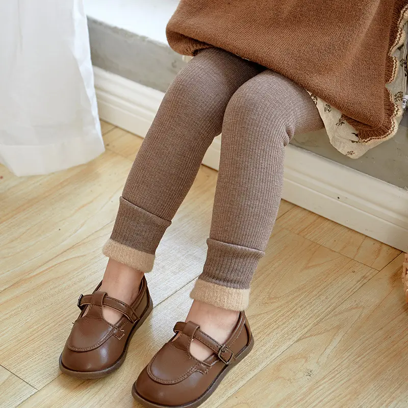 Quần lót lông mịn cho bé, Quần legging lót lông cho bé siêu sành điệu chất dày dặn quàn dài lót lông cho bé mặc mùa đông thoải mái ấm áp quần  tất gái quần  tất quần  tất