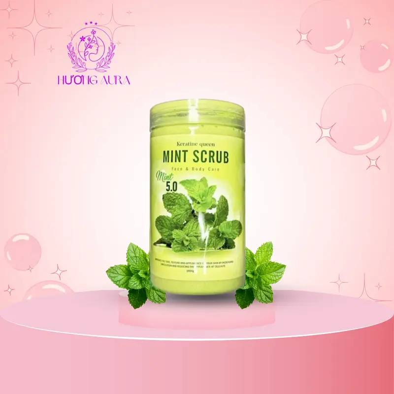 Tẩy Da Chết Bạc Hà 5.0 Chất Xịn Hoàn  Toàn Mới, Tẩy Sạch Da Chết Làm Trắng Dưỡng Da Body Nữ Women 1