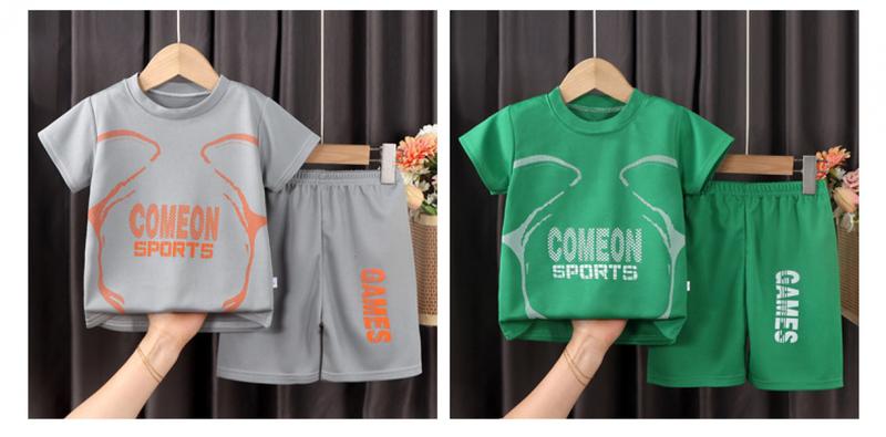 Product Introduction of 2023 New Children's Basketball Clothes Boys and Girls Summer Quick-Drying Mesh Suit Medium and Big Children's Short-Sleeved Sports Children's Clothing 8