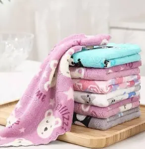 Kain Lap Dapur Serbet Dapur Lap Serat Micro Kain lap Piring Pemersih Anti Minyak Mudah Menyerap Lemut