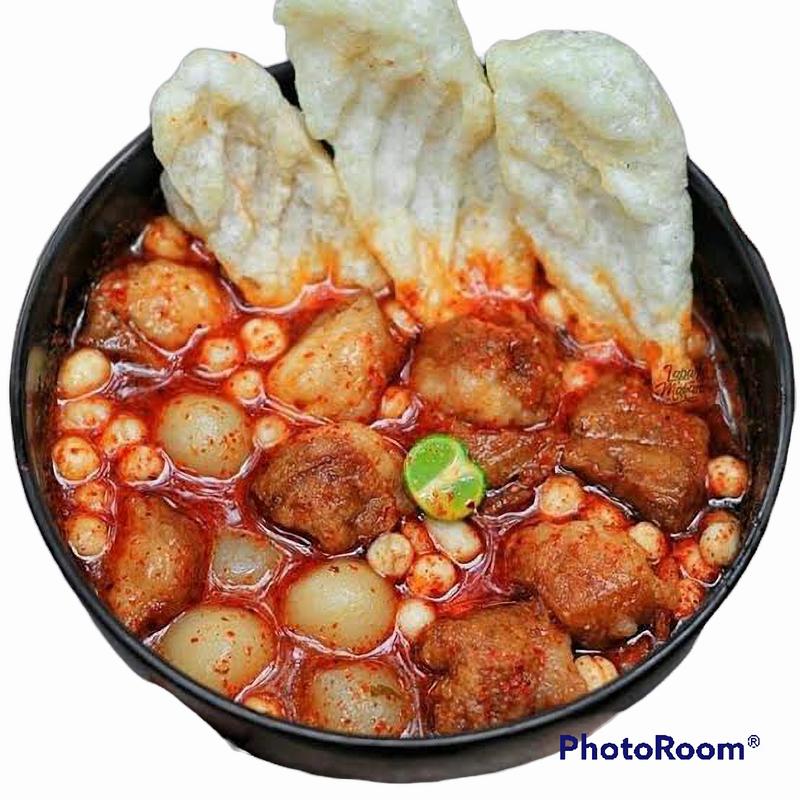 JDM Food Baso Mix Tulang Rangu Pedas - Baso Aci Instan Food - Bawang, Makanan Ayam Seblak Kuah 0