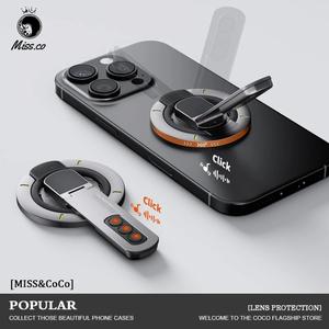 Pendirian Cengkaman Telefon, Pendirian Cincin Magnetik Tiga Dalam Satu, Pemegang Telefon Magnetik Dua Sisi, Sesuai untuk IOS 17, 16, 15, 14, 13, 12 Phone