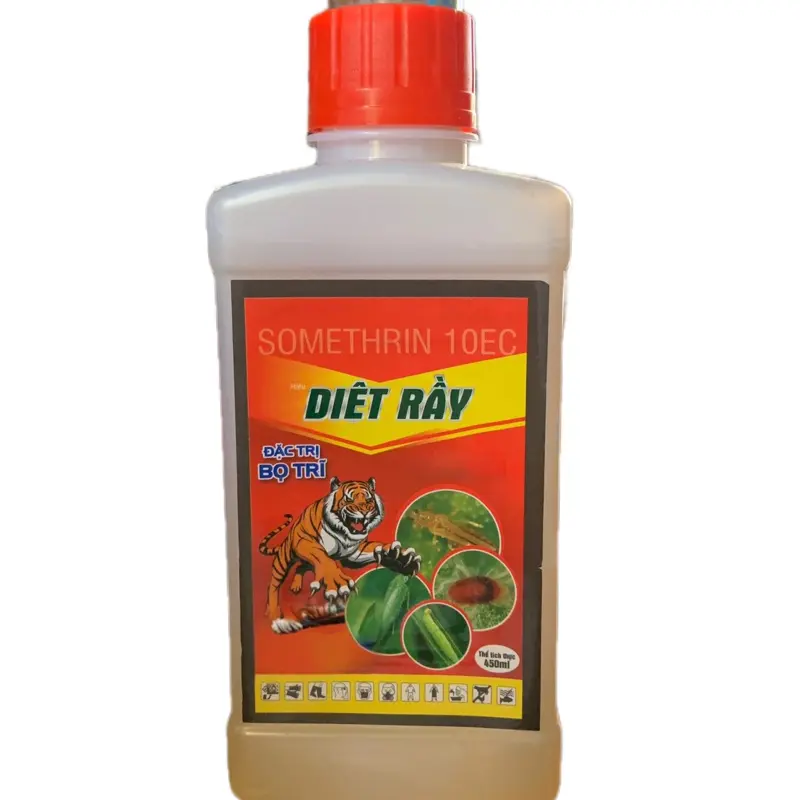SOMETHRIN CHAI 450ml sâu lá , bọ xít , bọ trĩ , rệp mềm…  1 chai pha 2 phuy cypermerthirn phân bón