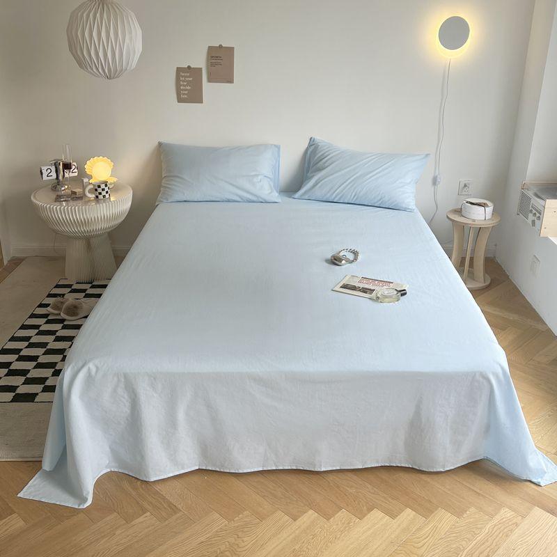 Product Introduction of Ga Trải Giường Đơn, Phong Cách Đơn Giản, Một Mảnh, Thích Hợp Cho Giường Ký Túc Xá, Giường Đơn, Không Vón Cục, Thân Thiện Với Làn Da, Thích Hợp Cho Mùa Hè, Lý Tưởng Cho Giường Sinh Viên, [Giảm Giá Trực Tiếp Từ Nhà Máy] 17