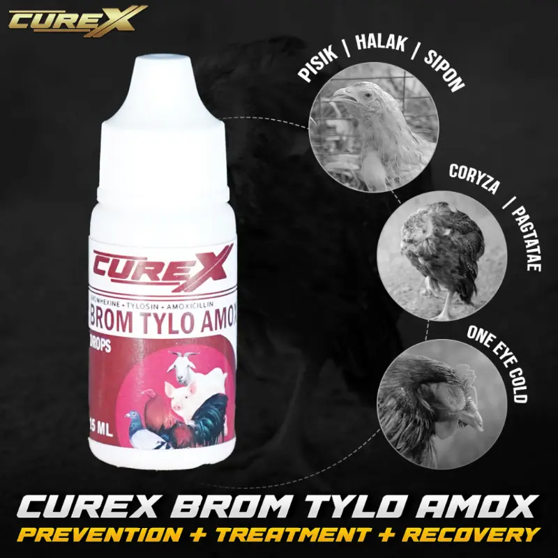 GONZALES EFREN ELISA Brom Tylo Amox | Curex | Drops | For Animal Use ...
