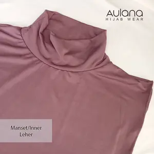 Manset Inner Dalaman Leher Turtleneck Dada Bahan kaos Spandex Livina/jersey Premium