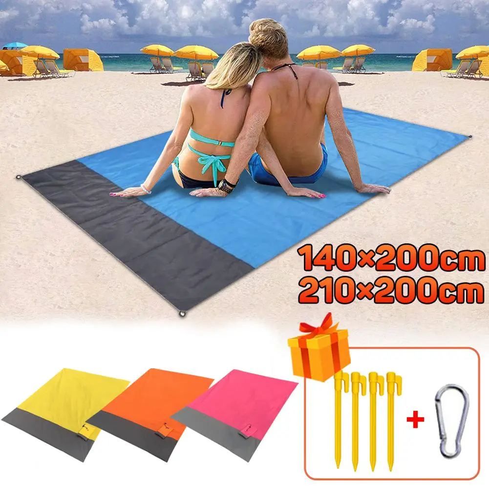 Beach Blanket Blanket Waterproof Beach Mat Lightweight Picnic Mat Beach Mattress For Travel Hiking Sports