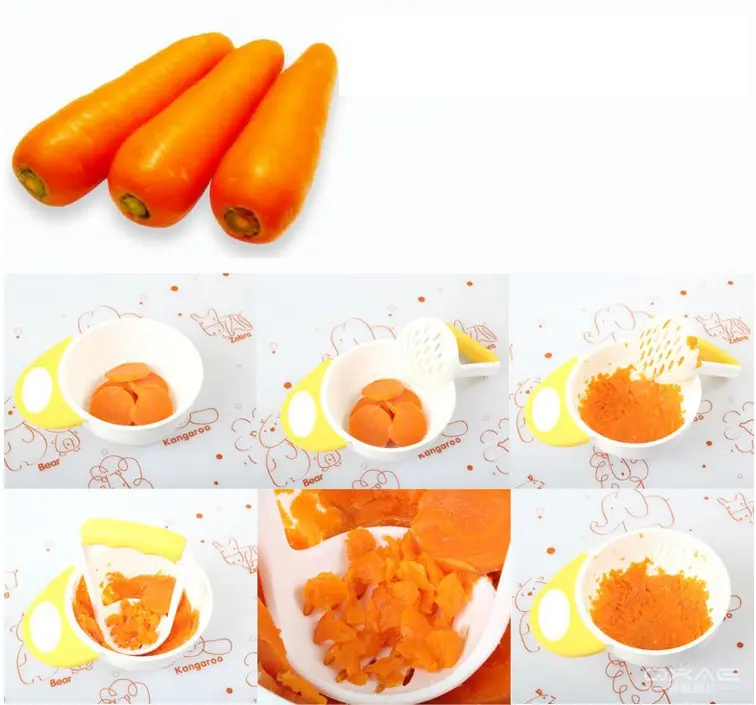 Paket penghalus makanan mpasi bayi mangkok grinder baby food maker parutan keju saringan baby food processor Bayi 3
