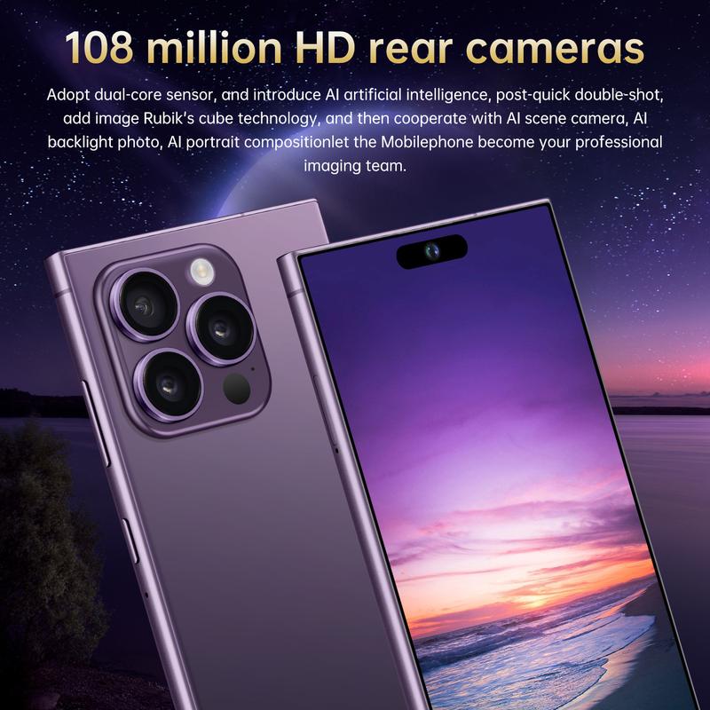 Product Introduction of Smartphone S25 Ultra Real 4G Android 11 built-in pen 7.3 large screen 13 million pixels (16G + 1T) 5