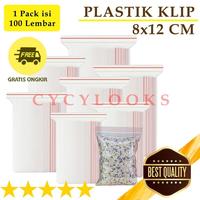 Gambar Plastik Klip Makanan Food Grade Ukuran 8x12 cm  | Plastik Ziplock Kecil | Kantong Plastic Clip 100 Pcs dari Cycylooks Kota Administrasi Jakarta Barat 1 Tokopedia