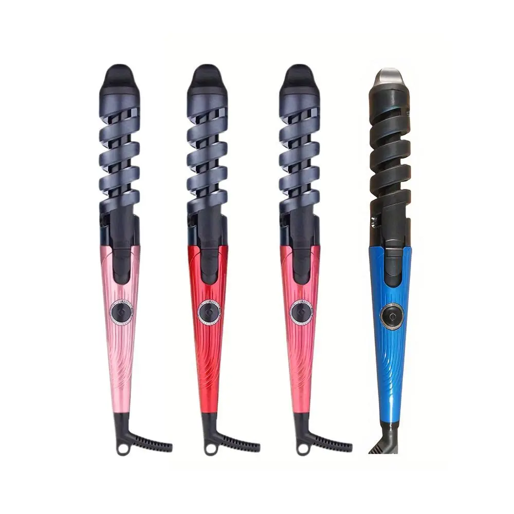 New Hair Styling Device, Curling Pliers, Spiral Curling Iron, Short Long Hair Ceramic Curling Iron, Beach Wave Curling Iron, 1-Inch Curling Iron, Large Wave Curling Iron, Dual Voltage Curling Iron spiral  curling  iron catokan  remington