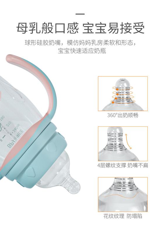 Product Introduction of Bình Sữa Cho Em Bé Chống Rơi, Chất Liệu Nhựa Pp, Thích Hợp Cho Trẻ Sơ Sinh, Bình Sữa Cỡ Rộng Có Tay Cầm Ống Hút, Cốc Uống Nước Cho Trẻ Sơ Sinh 2