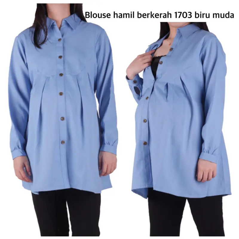 Blouse Hamil Atasan & Menyusui Kerja 1703 6