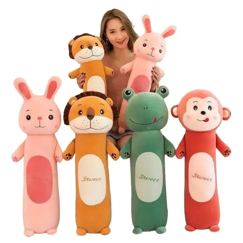 Gối ôm gấu bông hình thú nhồi bông ngộ nghĩnh đáng yêu chất lượng mềm mịn