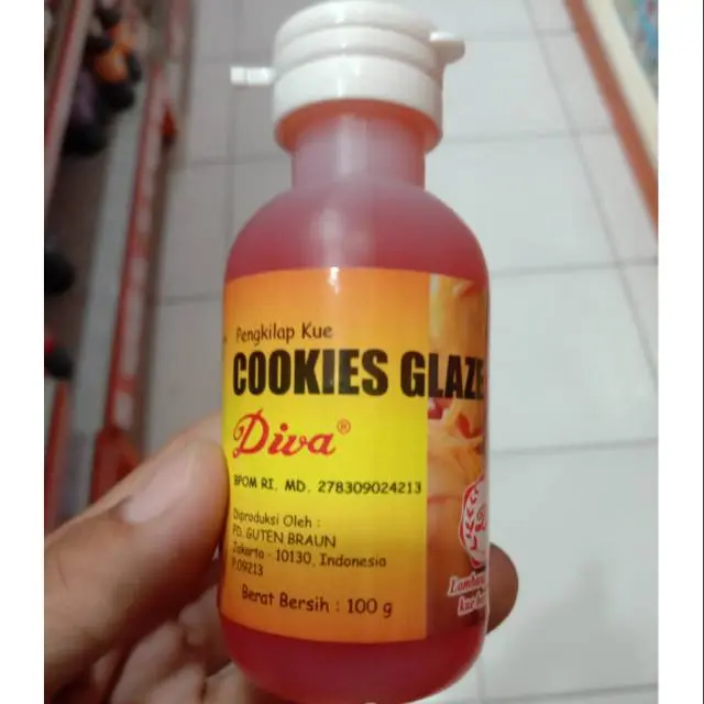Pengkilap kue kering Diva cookies glaze 100 ml