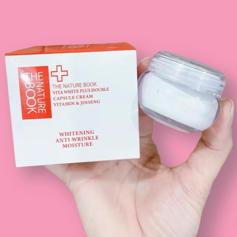 Kem face nhỏ hỗ trợ Dưỡng Trắng Hồng Da The Nature Book ( dùng thử ) Skincare Nữ Women Chăm Sóc Da Làm Đẹp Da Dưỡng Ẩm Da