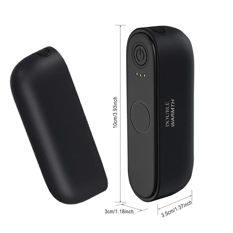 Rechargeable Hand Warmer, 2 Counts Magnetic Electric Hand Warmers with 3 Temperature Settings, Portable Winter Sports Equipment 1