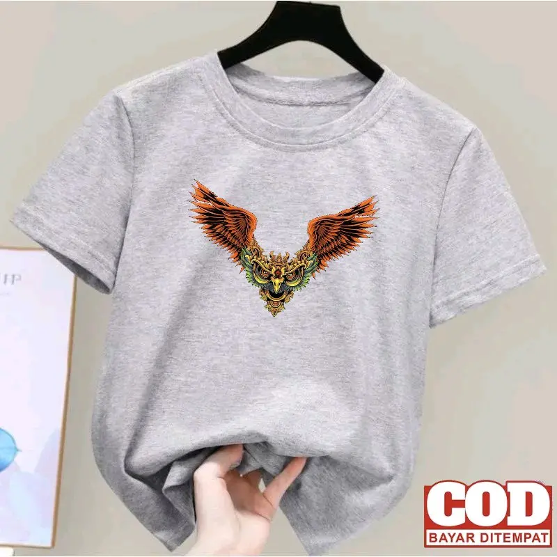 Baju kaos anak cowok-cewek owl batik | kaos unisex owl batik | kaos murah 3